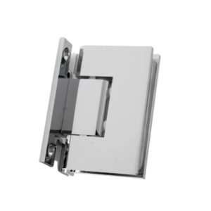 90° Glass-to-Wall Hinge w/ H Plate Steel